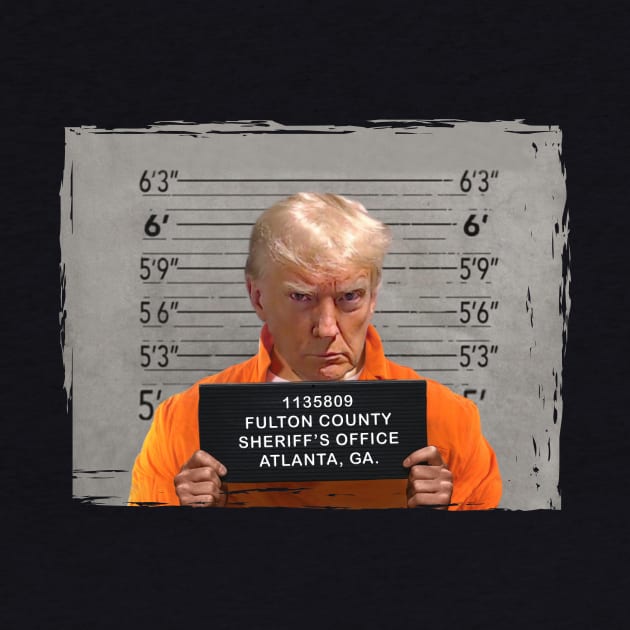 Trump Mug Shot Prison Georgia by GamerGuy